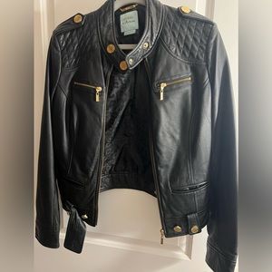 Marciano lamb leather jacket SZ L